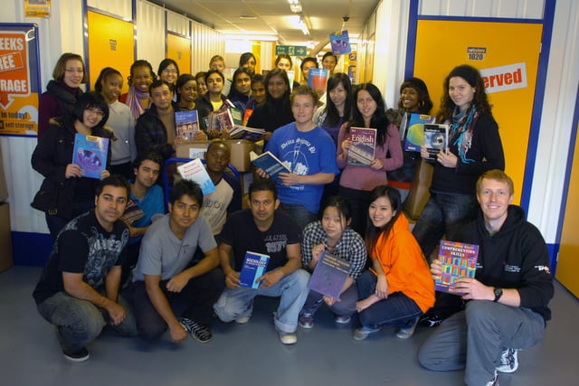 Back to 2010 and students from Sunderland University Connect Club volunteered to sort and pack books for Book Aid for Africa at the warehouse on Hylton Business Park, Sunderland. Are you pictured?
