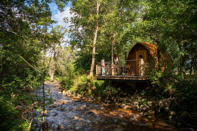 Find sanctuary on the riverbank where these cute ensuite luxury lodges have their own private veranda and outdoor hotub to help take the strain away.