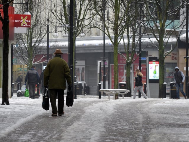 Baxter Gate covered in snow