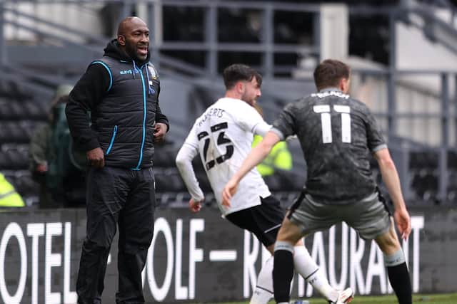 Darren Moore will be having conversations with all the players at Sheffield Wednesday. (Photo by Alex Pantling/Getty Images)