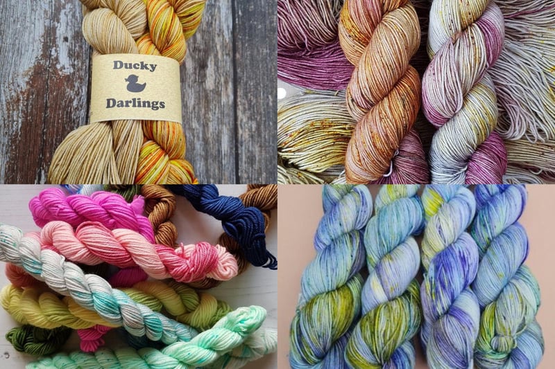 Liz Grec nominated Ducky Darlings -  duckydarlingsyarns.com - which specialises in hand-dyed luxury from the Derbyshire Dales.