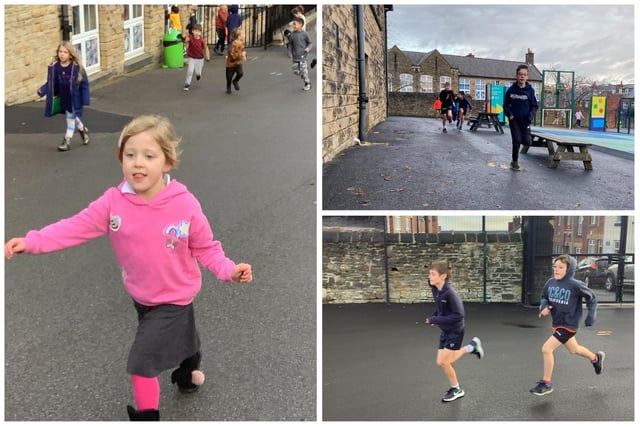 Hundreds took part in the January Jog at Westways School for the Sheffield Children's Hospital
