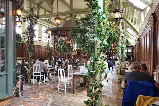 The interior of The Botanist, in Sheffield city centre's Leopold Square.