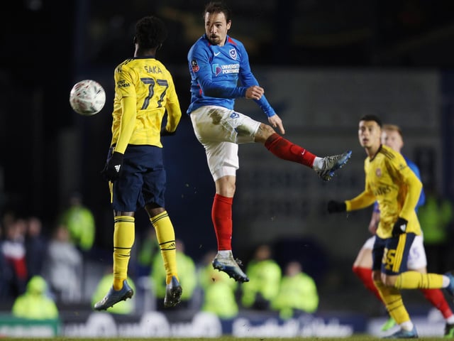 Portsmouth's Ryan Williams in action