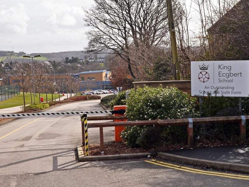 At 32.3 per cent, King Ecgbert School saw nearly a third of its 192 leavers in 2022 earn an AAB of higher.