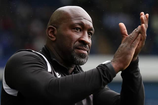 Darren Moore was given a rousing reception by Sheffield Wednesday fans at Hillsborough.