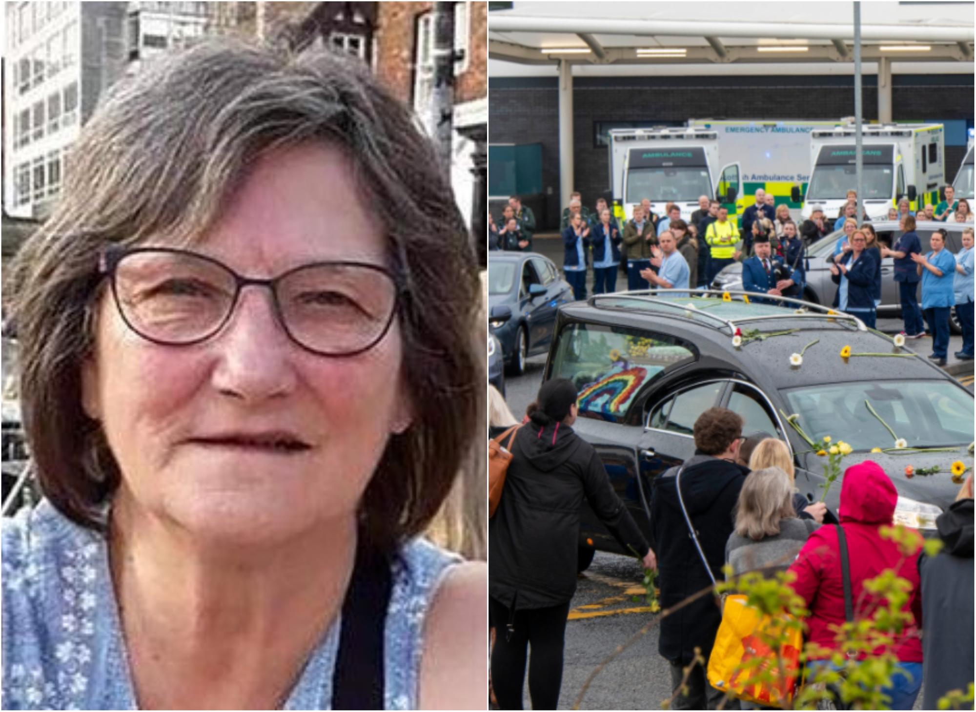 Jane Murphy's funeral cortege took place on Thursday.
