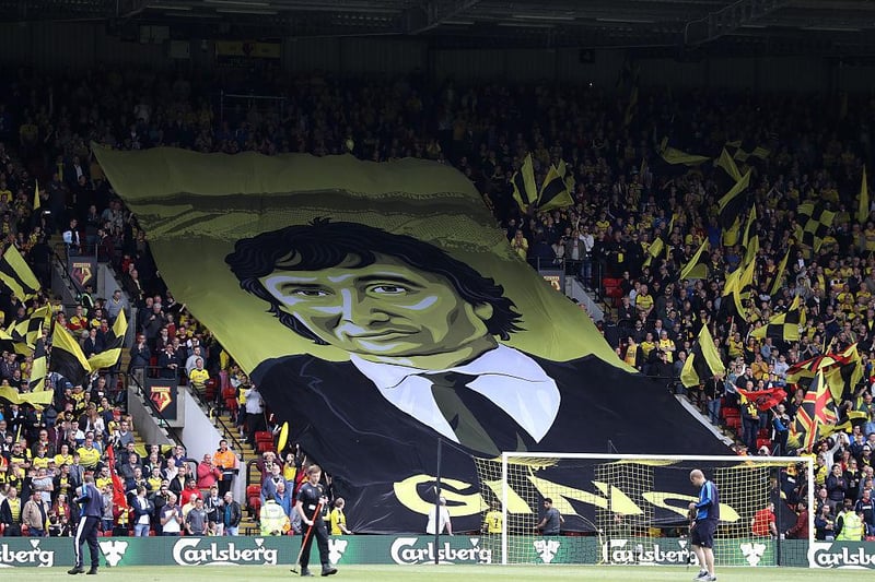 Watford’s ownership has been well documented with a variety of clubs across Europe all being owned by the Pozzo family. Watford’s squad is composed of players from all backgrounds from across Europe and beyond - but only one ‘homegrown’ player. (Photo Credit: Bryn Lennon/staff)