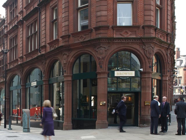 Brown's Brasserie in St Paul's Gardens, Sheffield city centre is open and serving its usual lunch and brunch menus on New Year's Day