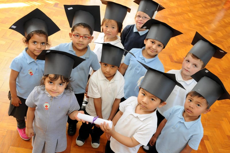 Laygate Community School reception class pupils who were graduating to Year 1 in 2013. Remember this?
