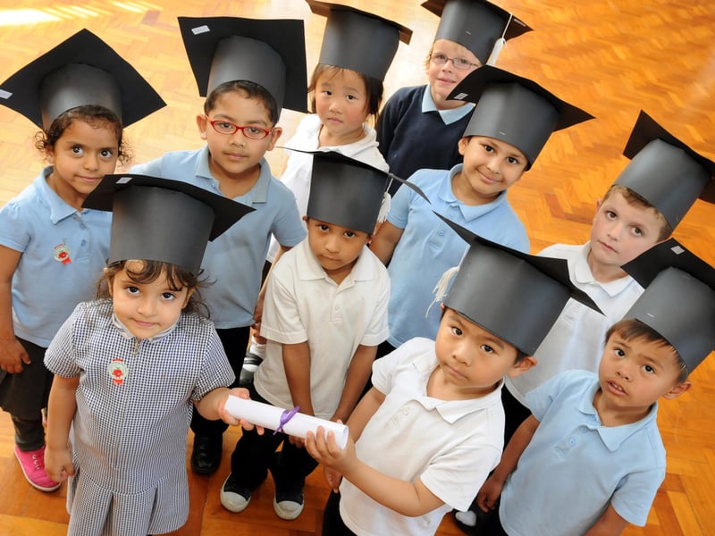 Laygate Community School reception class pupils who were graduating to Year 1 in 2013. Remember this?