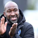 Sheffield Wednesday manager Darren Moore before the Sky Bet League One match at The Bolt New Lawn, Nailsworth, before it all went sour for the Owls (Picture: Nigel French/PA)