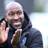 Sheffield Wednesday manager Darren Moore before the Sky Bet League One match at The Bolt New Lawn, Nailsworth, before it all went sour for the Owls (Picture: Nigel French/PA)