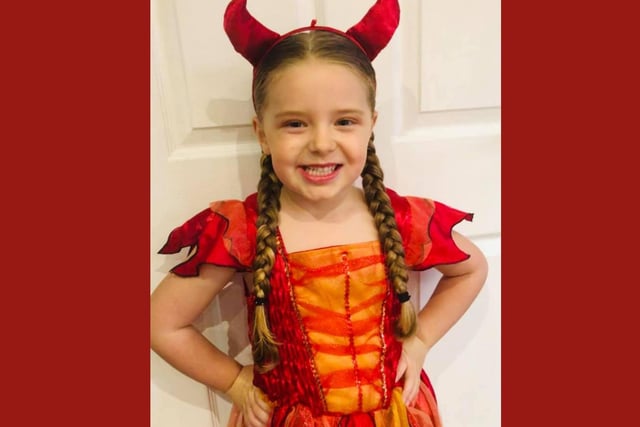 Amanda Robertson said: My gorgeous devil, Macey aged 4.