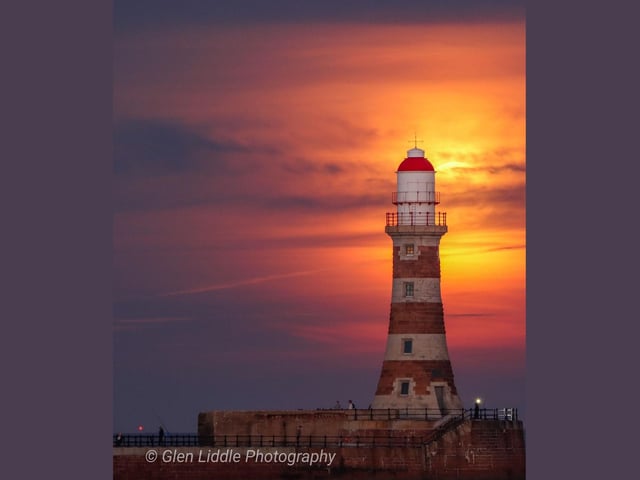 Glorious light makes the perfect picture at Roker.