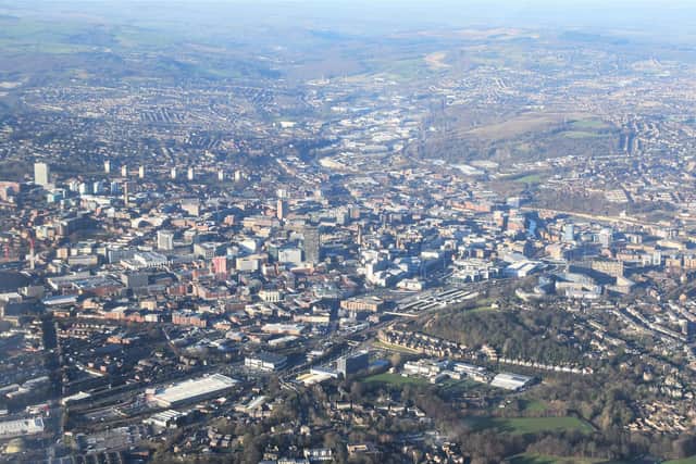 Sheffield from above (pic: Jim Travis)