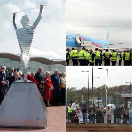 A look back at Doncaster Sheffield airport's first few years in operation.