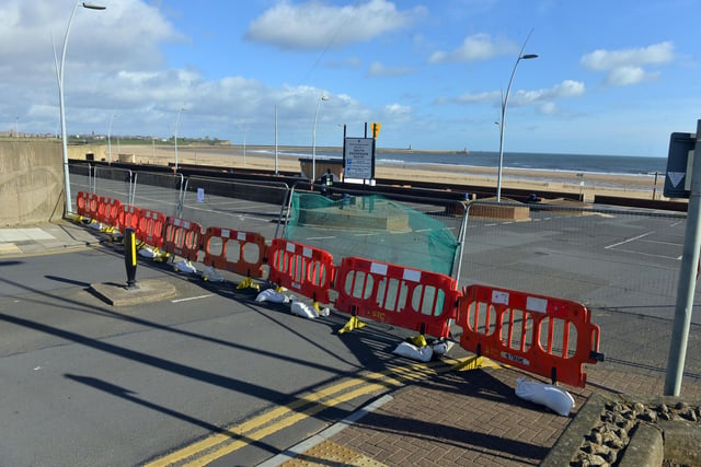 Car parks along the seafront have been closed in a bid to keep people from travelling to exercise.
