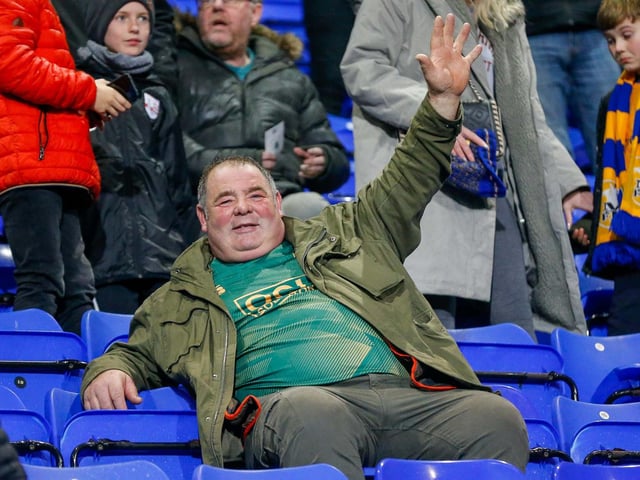 Do you know this fan at Tranmere on Friday night?