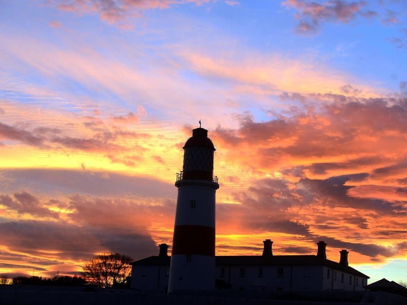 Souter Lighthouse which is said to have three ghosts.
One of the phantoms is said to be a miner who came from a nearby colliery.
Another is a former keeper of Souter Lighthouse and the third was an unknown woman.