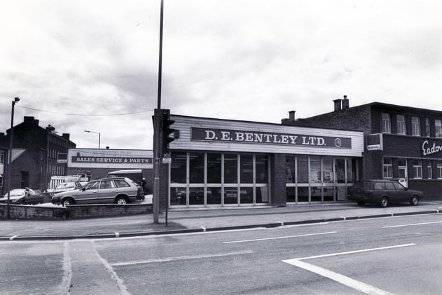 The forecourt on Shoreham Street pictured June 1985