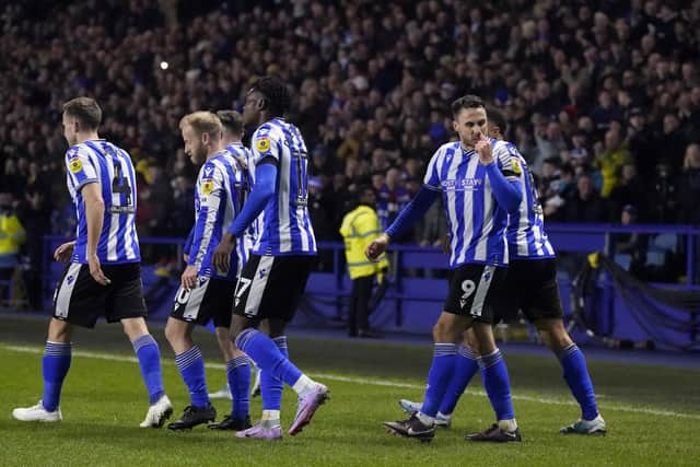Sheffield Wednesday's Lee Gregory celebrates after scoring. (Danny Lawson/PA Wire