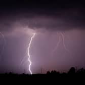 The Met Office has issued a thunderstorm warning for Sheffield, with heavy rain and lightning strikes expected