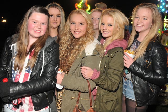 These friends were out at the Ashbrooke firework display in 2012. Are you in the picture?