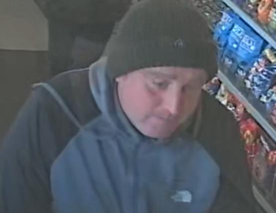 Man enters service station on Derby Road, Ashbourne. He purchases tobacco with a £50 Scottish note and leaves. The Scottish note is believed to be fake.