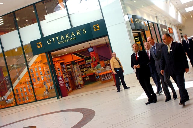 The Duke of Kent who officially opened the Frenchgate in 2006 but pictured outside Otakaks book shop