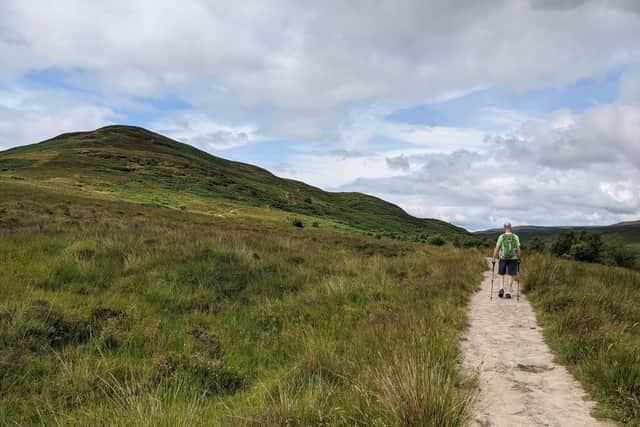 Tim and his wife completed the 96 mile walk from the outskirts of Glasgow to Fort William over 10 days.