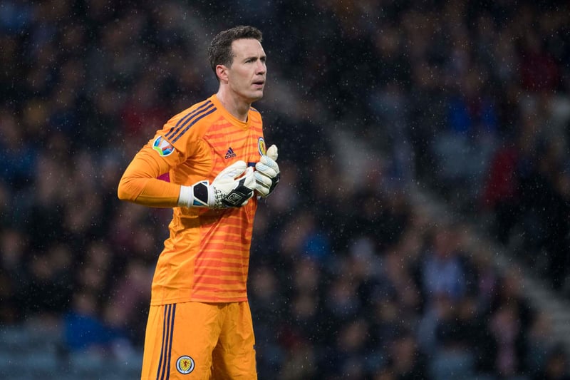 Jon McLaughlin may have just won the title with Rangers, but playing back-up to Allan McGregor has meant he has dropped to third choice at international level. He'll be competing with team mate Robby McCrorie for the jersey.