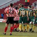 The notorious 'Battle of Bramall Lane' involving United and West Bromwich Albion players in March 2002
