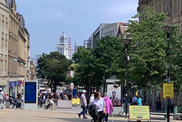 Shoppers return to Sheffield city centre as non-essential stores reopen (pic: Adam Murray)