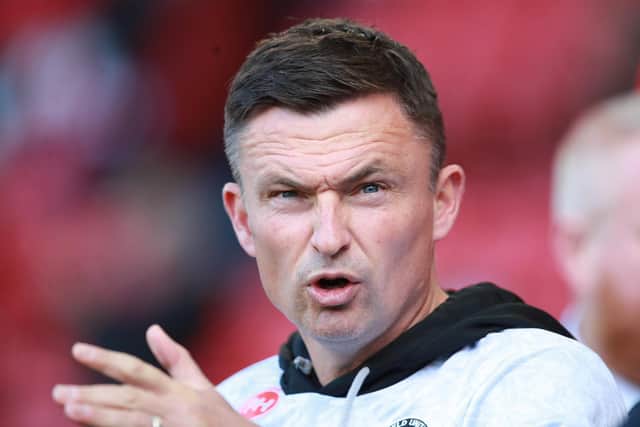 Sheffield United manager Paul Heckingbottom believes people should think carefully before agreeing to change: Simon Bellis / Sportimage
