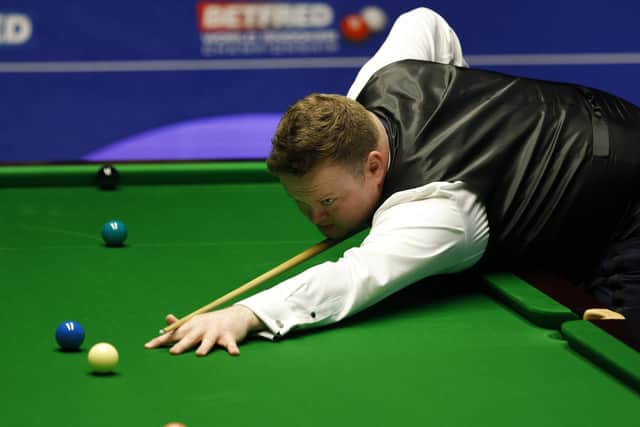 Shaun Murphy during day one at The Crucible, Sheffield. Picture date: Saturday April 16, 2022. Photo: Richard Sellers/PA Wire.
