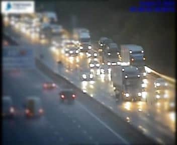 Queues are forming on the M18, according to National Highways Yorkshire, as two lanes have been closed between junction 31 for Aston and 30 for Barlborough on the M1 southbound near Sheffield.