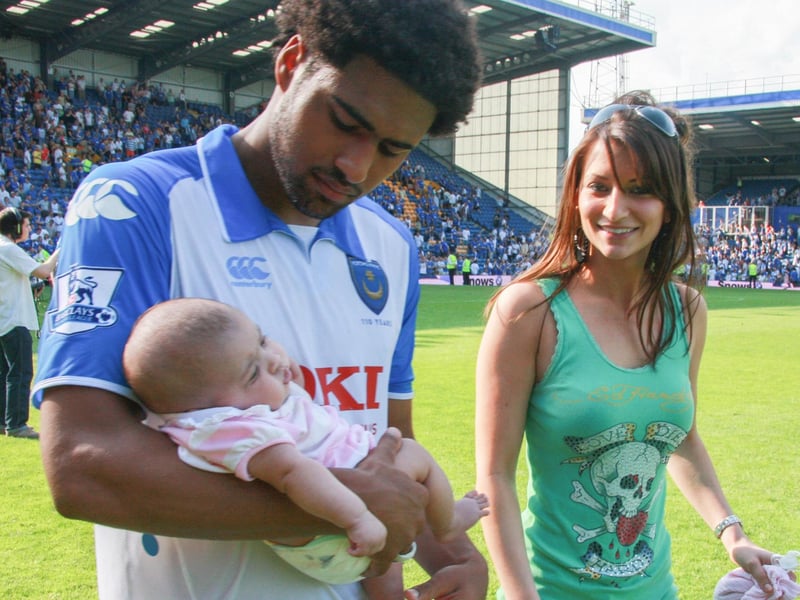 Glen Johnson with his family. Picture: Habibur Rahman