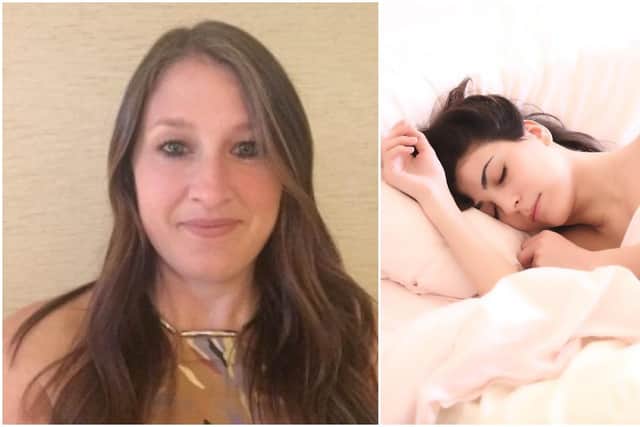 Sleep therapist Emma Ashford (left) shares her top tips with us.