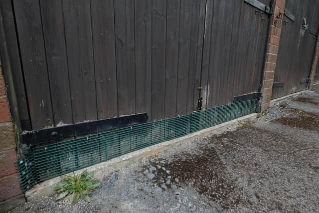 Rat infested garages at Firshill Crescent in Shirecliffe