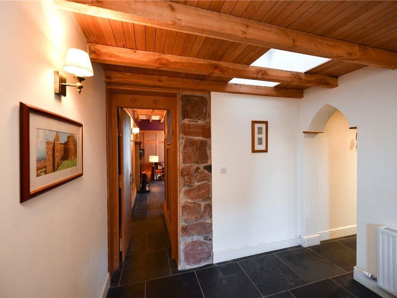 Rear hallway.