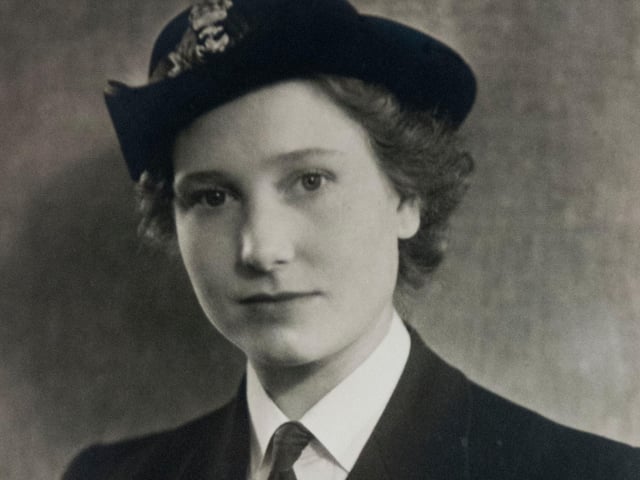 Marjorie Corbett Lamb who is 99 and served in the Women's Royal Naval Service during the second world war and was stationed across the UK in busy port cities, such as Plymouth and Liverpool.