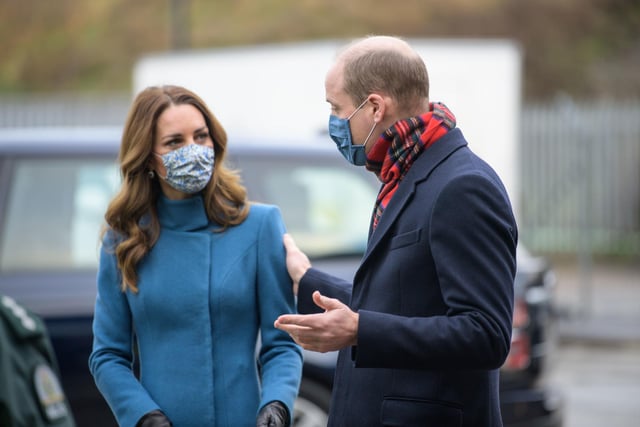 The royal pair pictured during a visit to the Scottish Ambulance Service response centre in Newbridge, Edinburgh, on the second day of a three-day tour across the country.