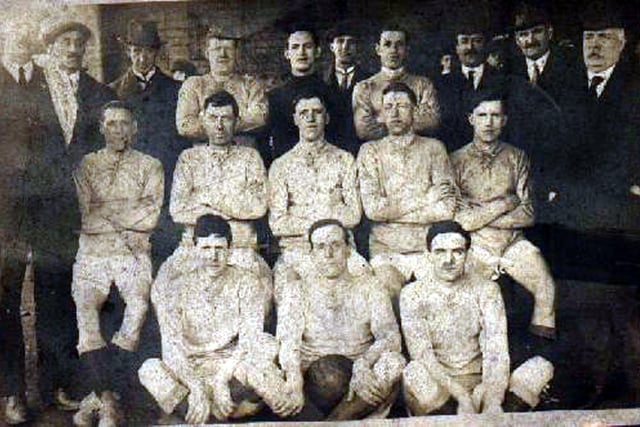 Sheffield Wednesday Football Club - goalkeeper Jack Brown and his team mates in the early 1900s.