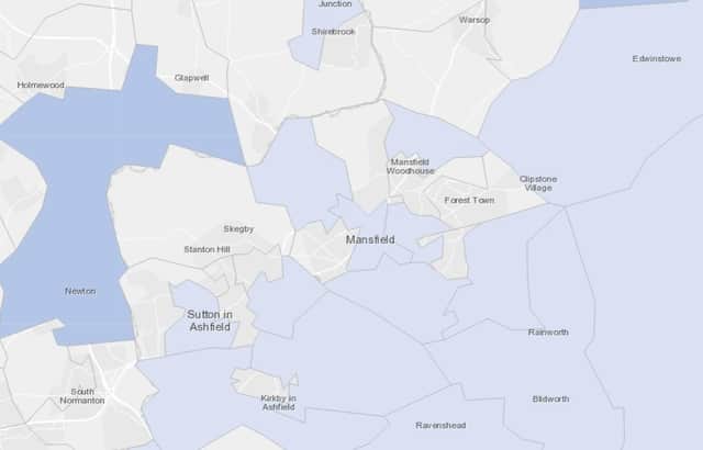 These are the areas in Mansfield and Ashfield that have the highest number of new coronavirus cases, according to Public Health England.