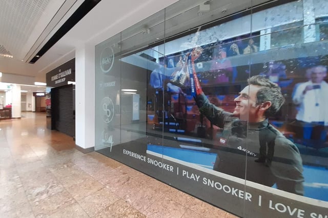 The Ronnie O'Sullivan Snooker Shop was on the ground floor on Park Lane.