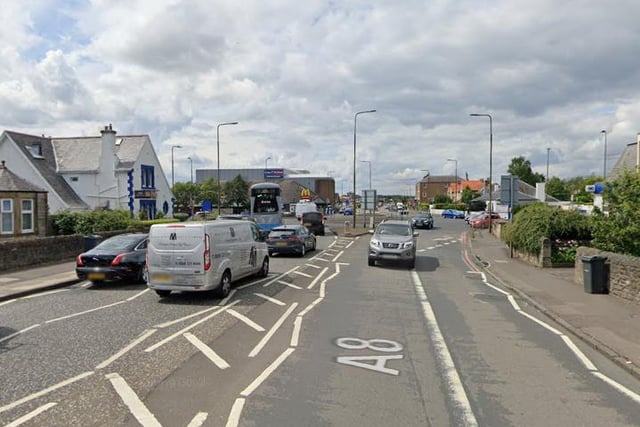 Temporarily lengthen bus stop at Drum Brae Roundabout and increase waiting bays