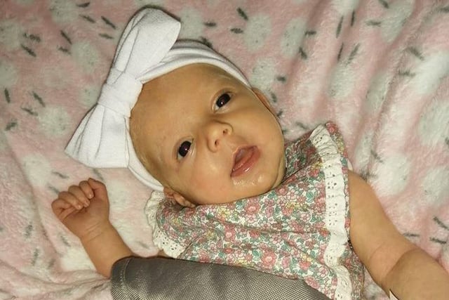 Kylie Brown shared this photo of her 'little girl' Ivy Catherine, who was born on April 10.