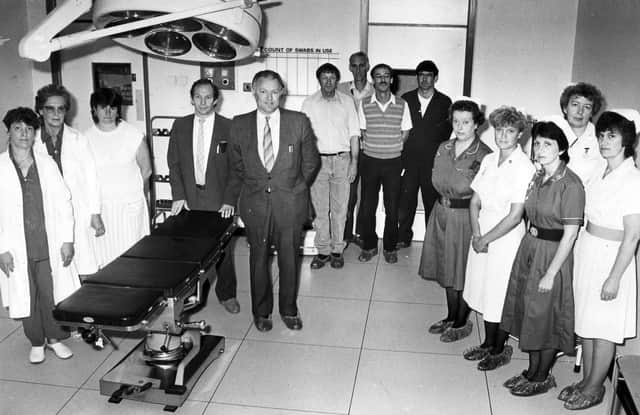 A new surgical unit at QA Hospital in September 1987