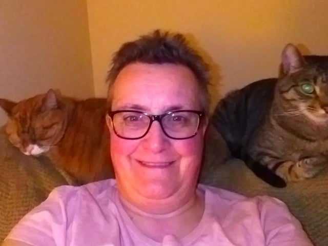 Tigger and Luna have made life easier for Cherry Mabon during lockdown
